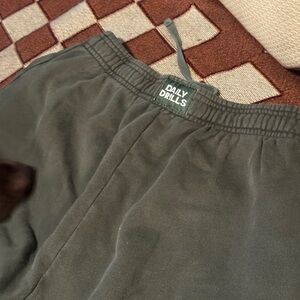 Daily Drills Dark Green Sweatpants